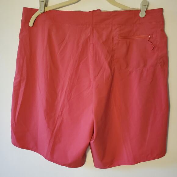 Patagonia Board Shorts Mens 36" X 9" Orange Coral Hydropeak Series EUC - Picture 7 of 9